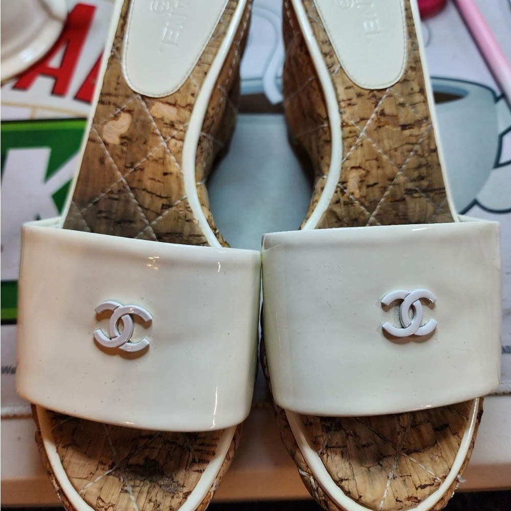 Chanel Wedge Sandals